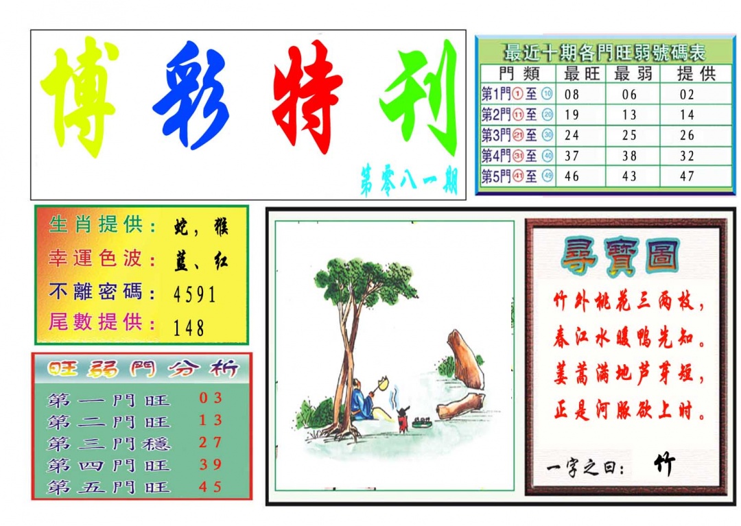 081期博彩特刊[图]